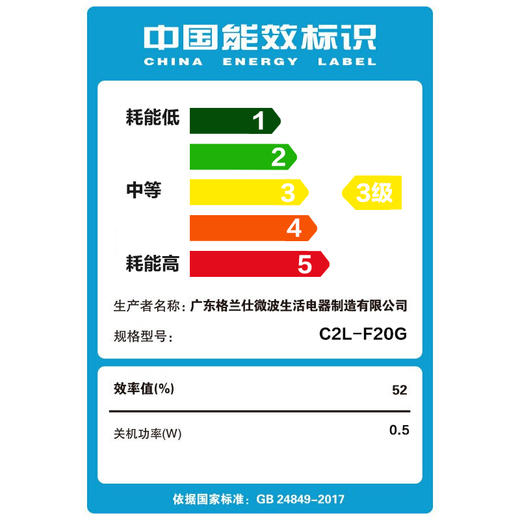 易厨微波炉 20L家用平板加热 微波光波组合烹调 安全童锁 智能快捷菜单 700W火力 C2L-F20G 商品图5