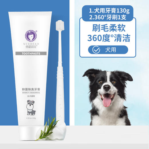 【宠物用品】雪貂宠物猫咪狗狗专用牙膏牙刷套装 商品图3