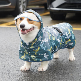 【宠物用品】可爱恐龙狗狗衣服柯基泰迪金毛严选宠物雨衣