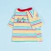 贝贝怡童装女童彩色条纹短袖女宝宝英文字母印花上衣女孩百搭T恤 商品缩略图10