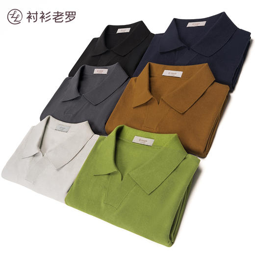 [如新系列] 断码清仓精梳棉针织Polo衫237X0S601S 商品图2