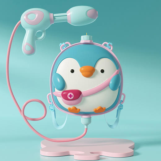 Z493/Z492 企鹅小熊背包水枪1000ML 商品图1