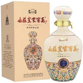 [白酒]山庄皇家窖藏彩瓷38度450ml