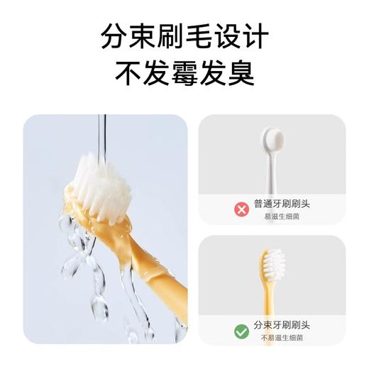 儿童牙刷婴幼儿0-1-2-3到6一12岁半以上婴儿宝宝软毛专用刷牙牙膏 商品图3