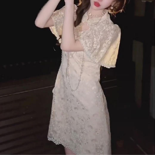 裁缝学苑AS53中式国风改良旗袍连衣裙纸样女装裙子蕾丝打版裁剪板 商品图0