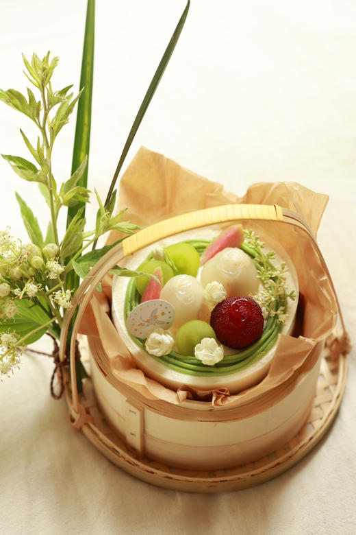 端午限定提篮蛋糕（小5寸 斑斓椰子芒果） 商品图0