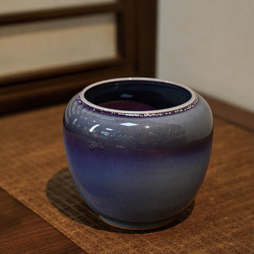 1609/19/19大建水/窑变 茶洗建水水洗笔洗水盂陶瓷茶道配件 商品图5