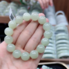 和田玉水青单圈圆珠手串 商品缩略图0