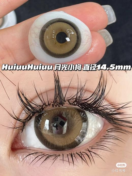 【店主实拍】月光多巴胺系列-棕色 灰色 粉色-14.5mm【年抛 度数0-1000度 含525/575】 商品图4