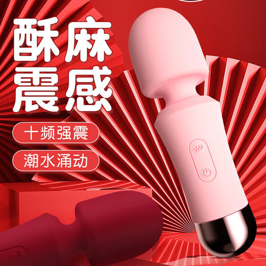 美洲豹小艾迷你AV震动棒 小巧可爱 十频强震 热卖迷你私密情趣 情侣夫妻挑逗调情情趣棒 商品图2