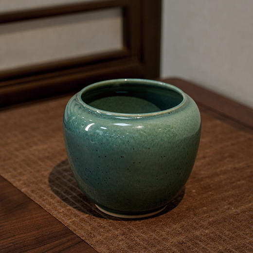 1609/19/19大建水/窑变 茶洗建水水洗笔洗水盂陶瓷茶道配件 商品图3