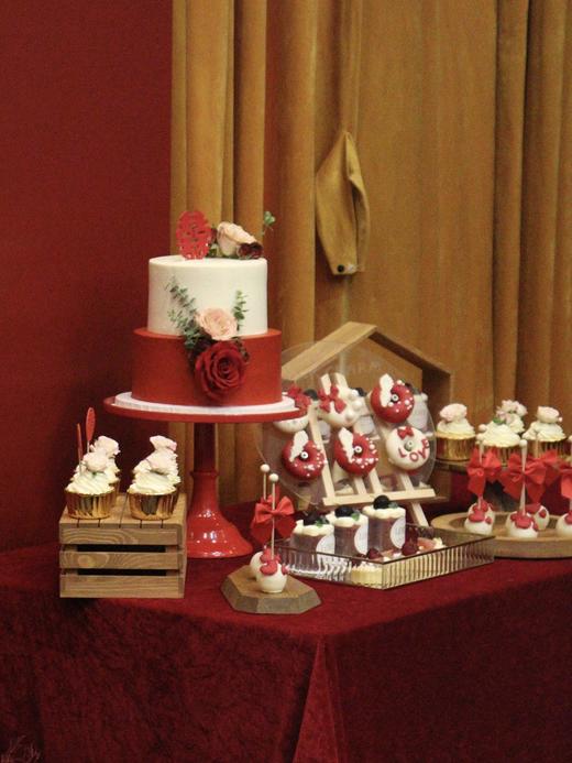 红色系订婚宴 商品图2