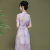 夏季新款，时尚优雅改良年轻玻璃纱旗袍连衣裙OY-230269 商品缩略图3