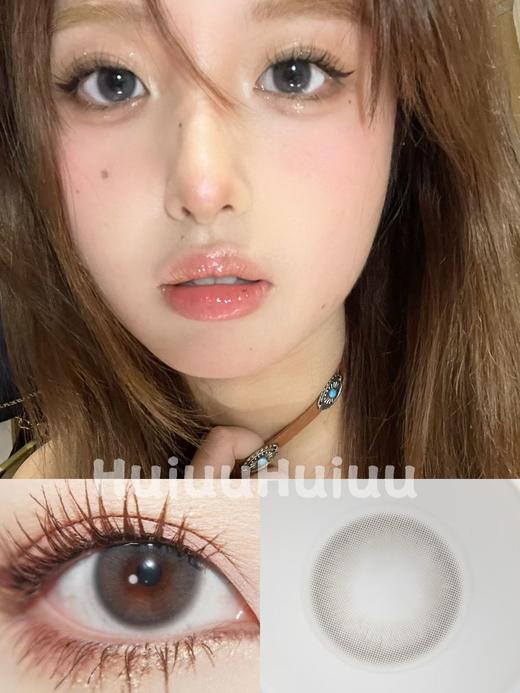 【中直径】AROMI-小奶泡灰-14.2mm【年抛 度数0-800度 含525/575】 商品图0