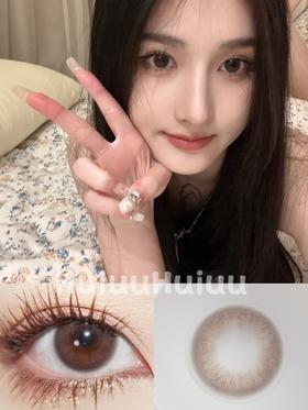 【中直径】AROMI-小水泡棕-14.2mm【年抛 度数0-800度 含525/575】