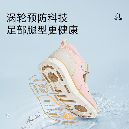 泰兰尼斯儿童凉鞋男女童足弓正姿内八字机能纠正平底足预防足外翻 T18X3B3497 商品图2