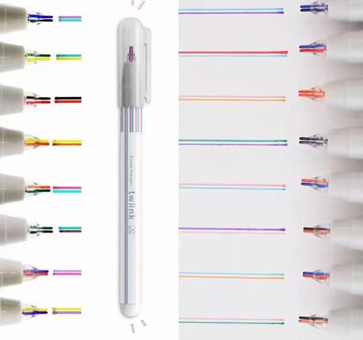 日本SUN-STAR鬼灭之刃5月新款限定twink双色水性记号笔 商品图3