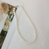 OKBA60291欧美法式小众轻奢淡水珍珠锁骨925银镶钻扣项链 商品缩略图4