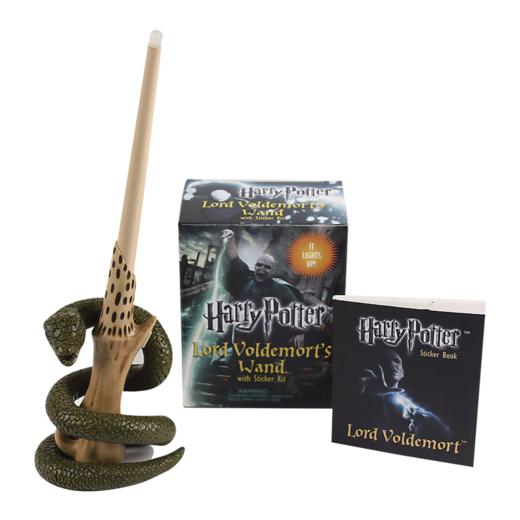 英文原版 Harry Potter Voldemort's Wand with Sticker Kit 哈利波特 伏地魔的魔杖套装 英文版 进口英语原版书籍 商品图0