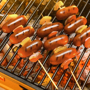 尊乐原味小烤肠350g 烟熏香肠火腿早餐热狗肠肉肠烧烤食材 商品图3