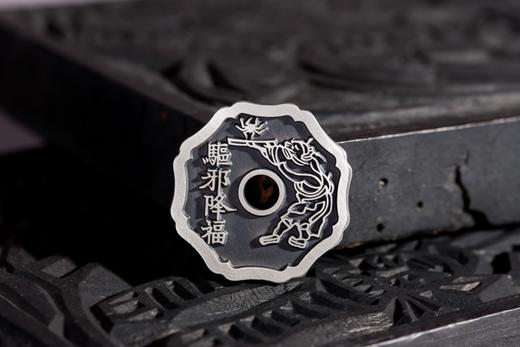 矩德泉坊 纯银手作   驱邪降福（花边2.8厘米版）655 商品图5