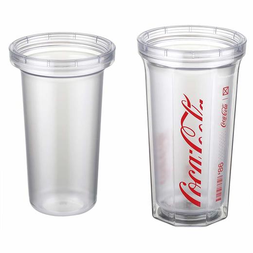 GE-CK23SS-DS4-3可口可乐联名系列经典双层咖啡杯冰透白 商品图1