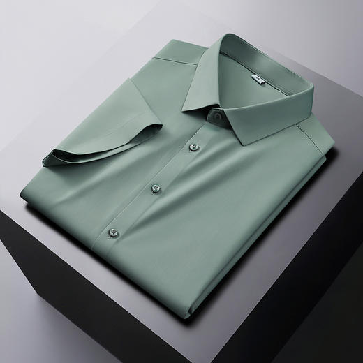 秒【DDP】大依优型大码三防短袖衬衫防水防油防污加肥加大大号衬衣上衣男士胖子休闲商务 商品图2