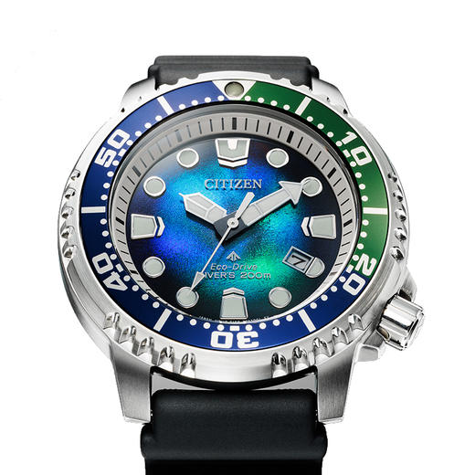 西铁城/CITIZEN光动能蓝色海洋限量潜水男表BN0166-01L 商品图1
