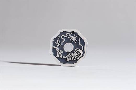 矩德泉坊 纯银手作   驱邪降福（花边2.8厘米版）656 商品图2