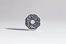 矩德泉坊 纯银手作   驱邪降福（花边2.8厘米版）656