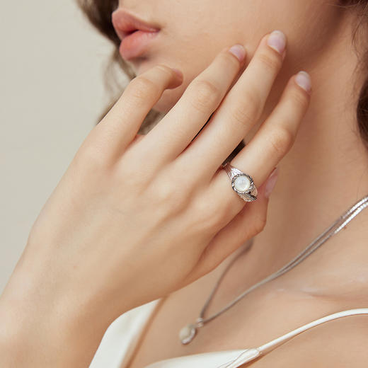 ARSIS 丨 流光系列 白月光戒指 商品图3