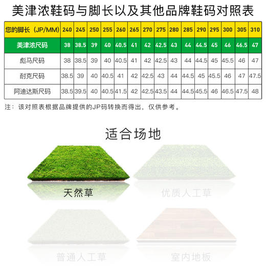 Mizuno/美津浓阿尔法α 高端日产FG长钉成人足球鞋男 商品图3