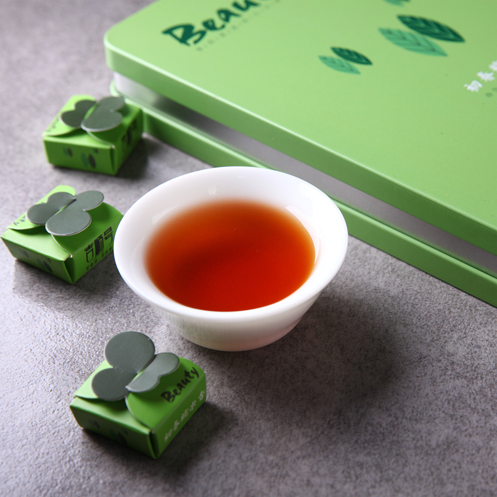 吉顺号2018年普洱熟茶 金豆豆糯香型普洱熟茶小沱礼盒装120克/盒