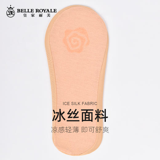 【42元5双，下单拍5】新款船袜女防滑不掉跟任意剪夏季薄款单鞋高跟鞋冰丝隐形袜子WZM3334 商品图3