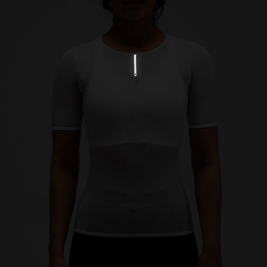 GRC桀骜无尽春夏季新款女士轻薄透气快干反光骑行短袖打底排汗衫 商品图2