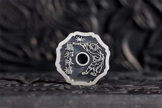 矩德泉坊 纯银手作   驱邪降福（花边2.8厘米版）655 商品图3