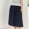 【褶皱系带半裙】23年夏季新品系带薄款半身裙宽松透气半裙 商品缩略图1