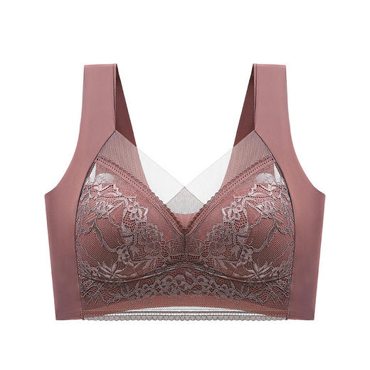 夏季蕾丝美背内衣胸罩,调整型无钢圈一体式舒适文胸GR-9903-1 商品图6