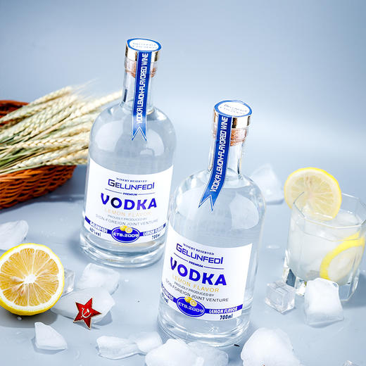 【2瓶】格伦芬帝柠檬伏特加风味酒700ml×2瓶40%VOL聚会野餐洋酒 商品图4