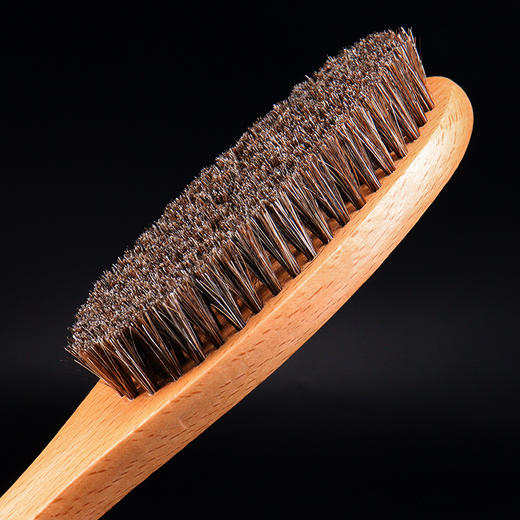 榉木长柄马毛刷清洁刷鞋刷抛光刷 商品图2