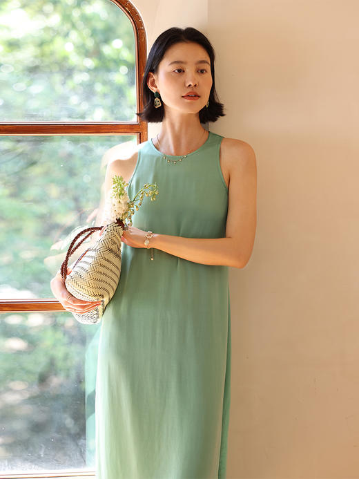 【合作款】HeyDress铜氨无袖连衣裙 商品图3