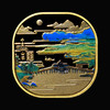 【现货】中国十大名画系列-千里江山图立体浮雕彩色荧光纪念章（10枚） 商品缩略图2
