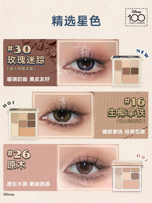 新色～冰雪极光盘Judydoll橘朵眼影七巧板玩趣七色腮红高光修容新手哑光珠光综合盘 商品图2