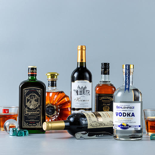 【6瓶】格伦芬帝洋酒套盒多赠品实惠版700ml×4瓶+750ml×2瓶共6瓶洋酒套盒年货好礼 商品图3