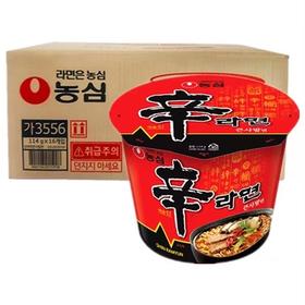 农心辛拉面大碗(114gx16)농심 신라면 큰컵