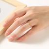 「数款可选」细2mm迷你S925银天然彩虹碧玺戒指戒子珍珠水晶质感祝福好运时尚饰品 商品缩略图2