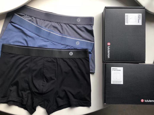 lululemon男士盒装内裤一盒三条 超细莫代尔面料 不退换 商品图1