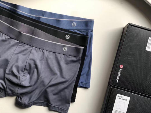 lululemon男士盒装内裤一盒三条 超细莫代尔面料 不退换 商品图0