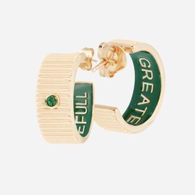 订购10周到｜Acchitto-GREATEFULL- 复古绿 密语 感激 耳环［意大利设计师］