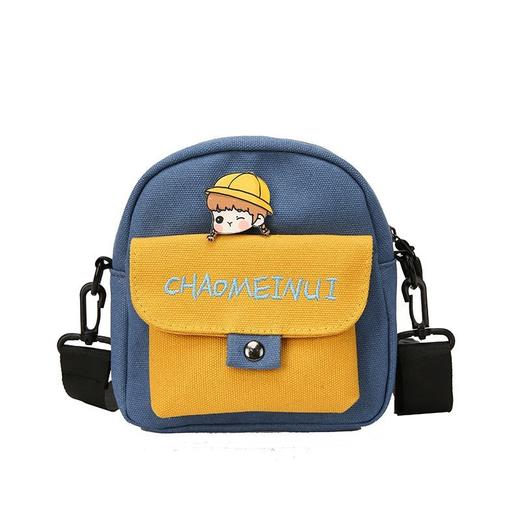 【包包女斜挎百搭帆布包】女斜挎韩版女学生卡通软妹ins学生斜挎小包卡通图案、软妹风格，趣味十足。不仅是学生族必备，更是逛商场、旅游的必备伴侣。 商品图7
